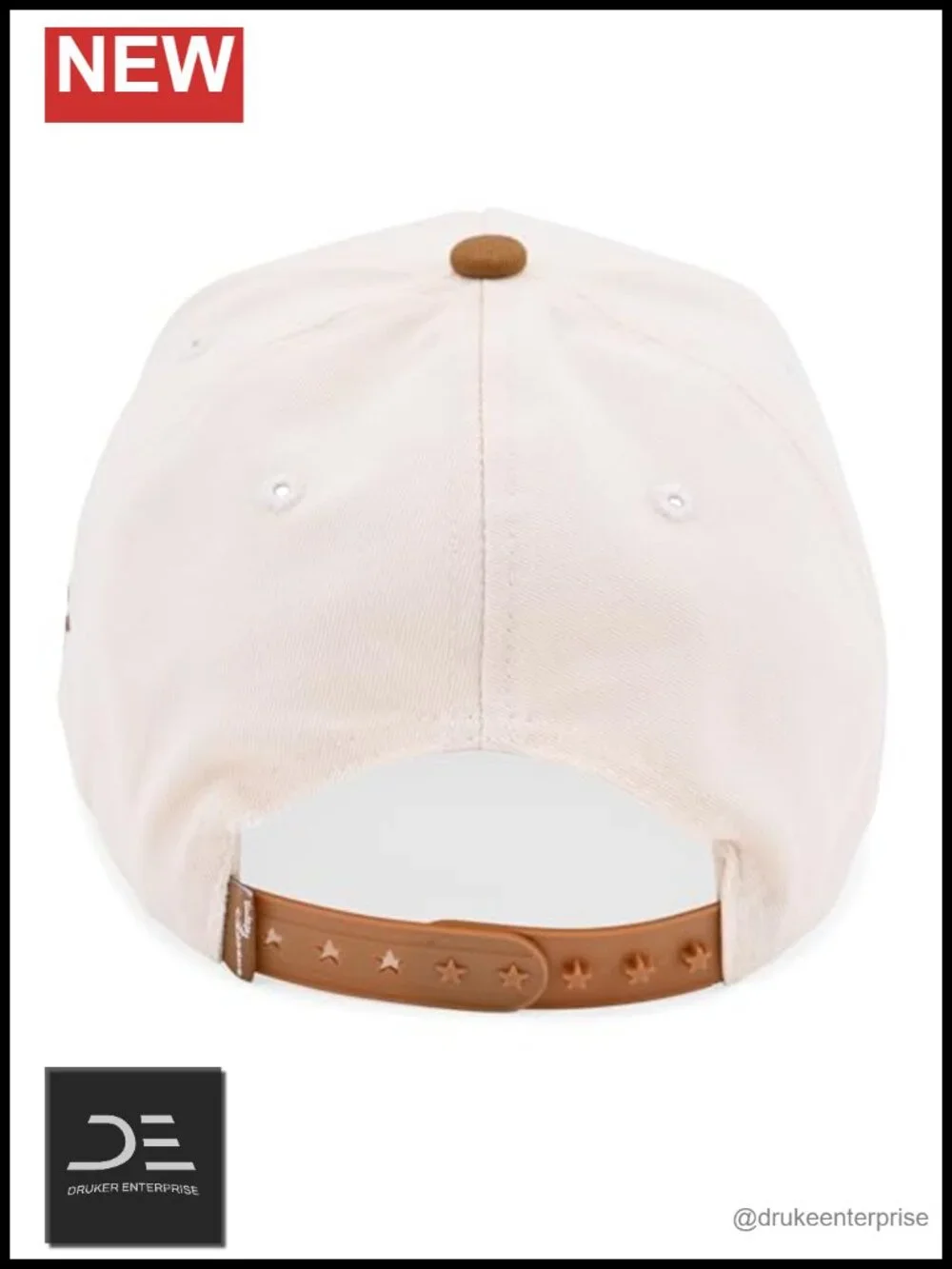 Vintage Western Snapback Trucker Hat - Adjustable Star Closure Cotton Cap